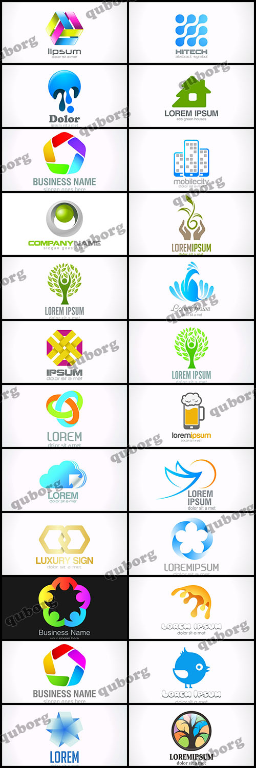 Stock Vector - Collection of Logos 4