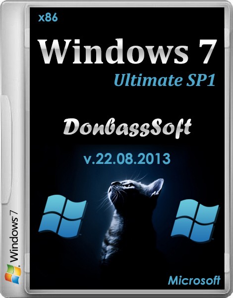 Windows 7 Ultimate SP1 DonbassSoft v.22.08.2013 (x86/RUS)