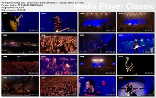 Green Day - Boulevard of Broken Dreams at Reading Festival 2013