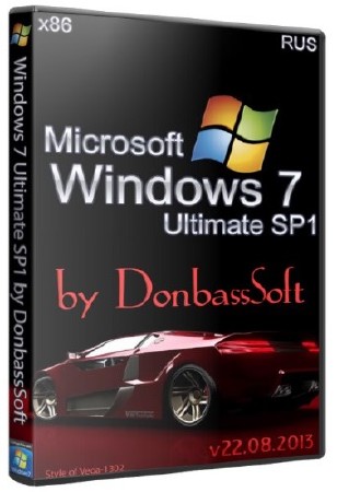 Windows 7 Ultimate SP1 x86 DonbassSoft v.22.08.2013 (RUS)