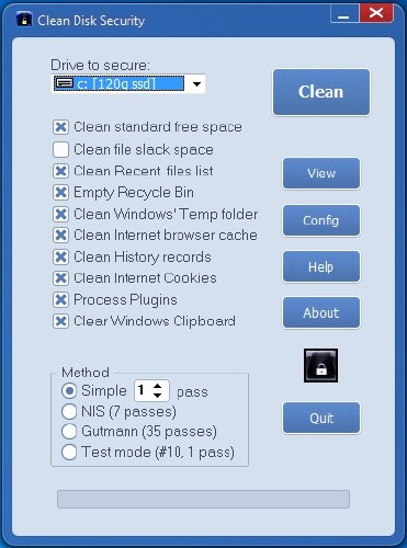 Clean Disk Security 8.05