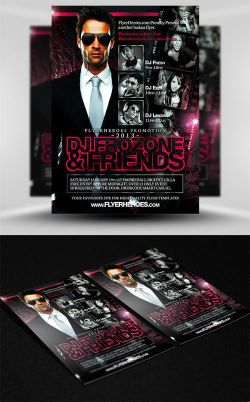 Frozone Flyer Template PSD