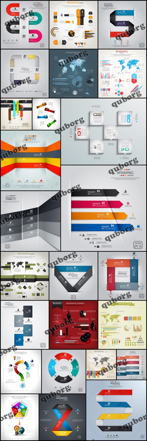 Stock Vector - Infographics Collection 32