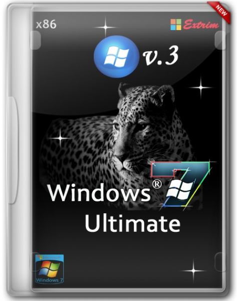 Windows 7 x86 SP1 Ultimate v.3 by Extrim (2013/RUS)