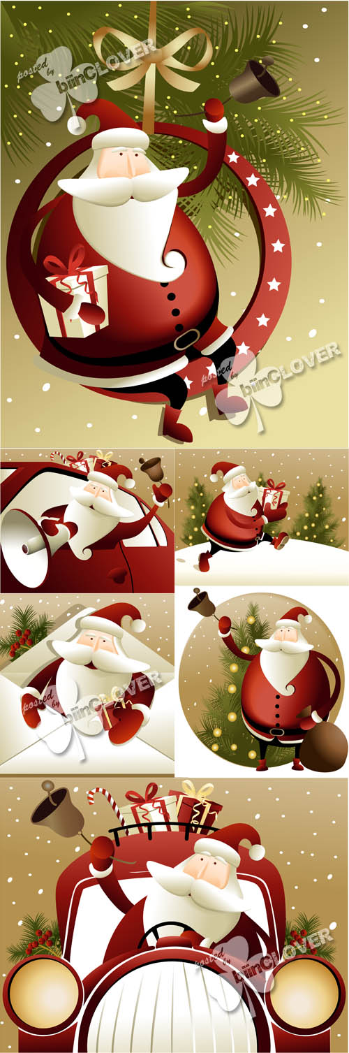 Cards with Santa Claus 0492