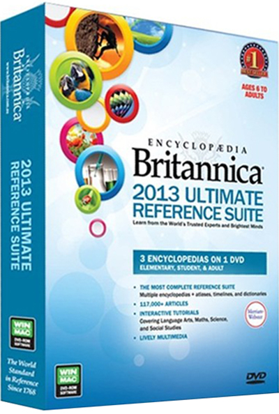 ENCYCLOPAEDIA BRITANNICA v2013 ULTIMATE REFERENCE SUITE iSO-rG