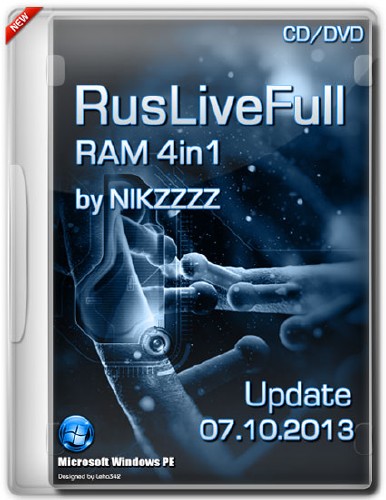 RusLiveFull RAM 4in1 by NIKZZZZ CD/DVD (07.10.2013)