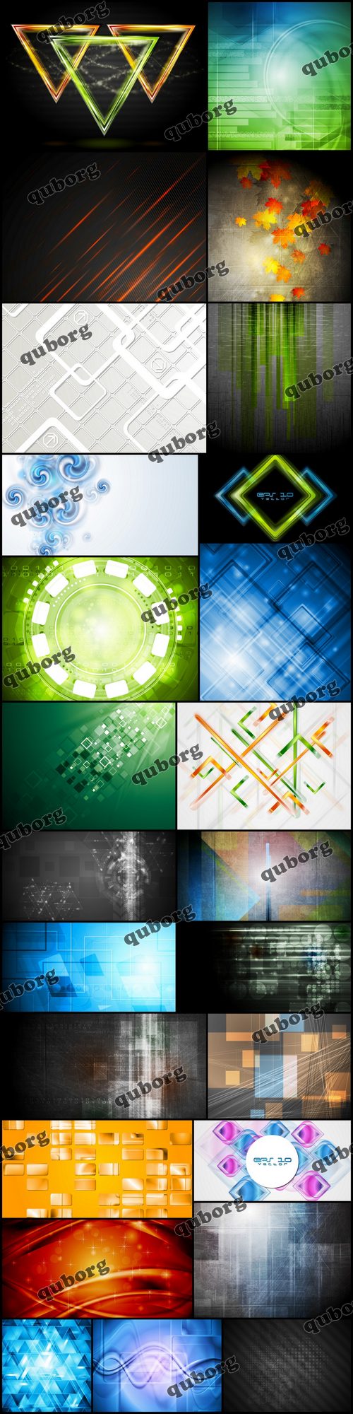 Stock Vector - Collection of Vector Abstract Backgrounds 30