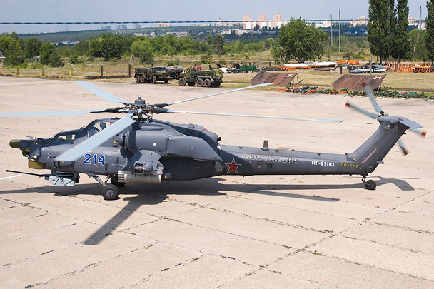Taxiing Mi-28N