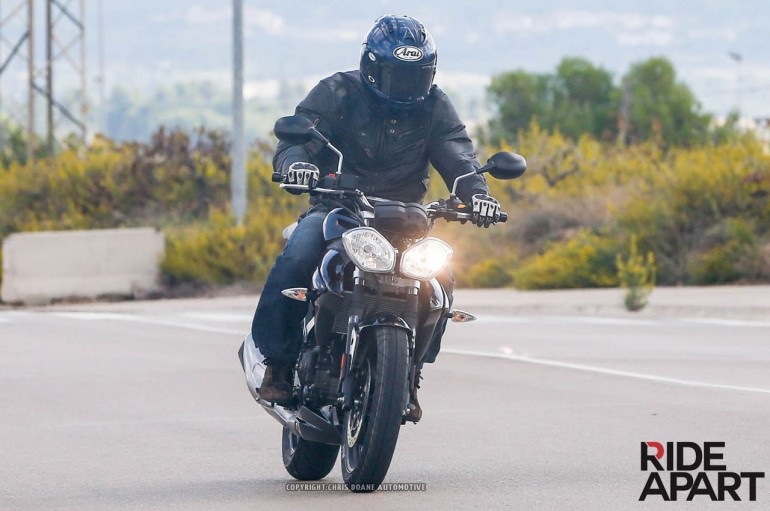 Шпионские фото малокубатурного мотоцикла Triumph