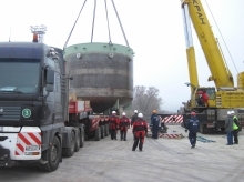 On the Baltic nuclear power plant sent trap melt reactor of Unit
