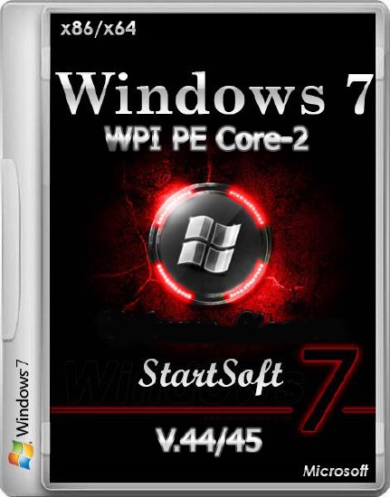 Windows 7 SP1 Plus WPI PE Core-2 x86/x64 StartSoft V.44/45 (2013/RUS)