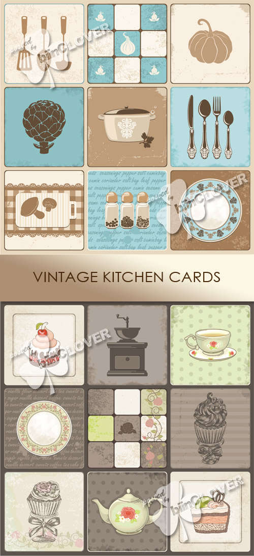 Vintage kitchen cards 0503