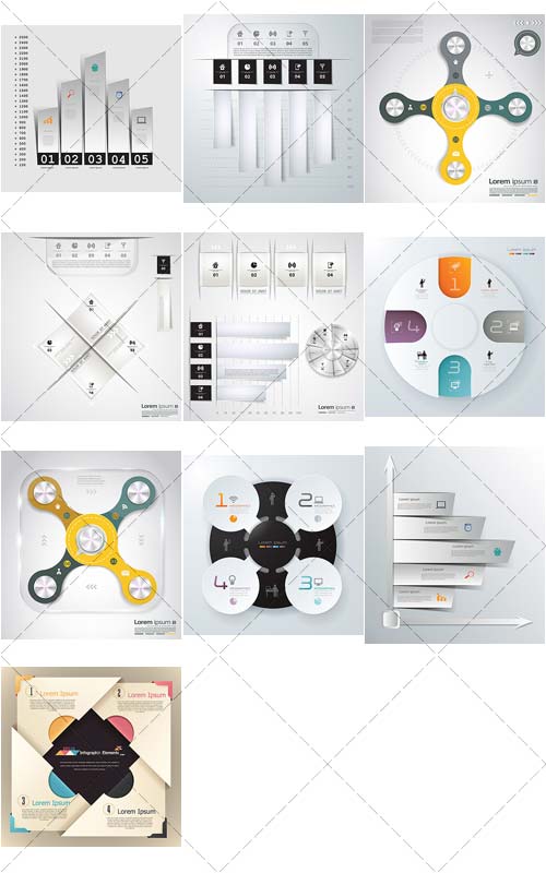    ,  | Design templates for enterprises, infographics 4, 