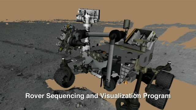 Марсоход Curiosity начал проверку своего двухметрового манипулятора.
