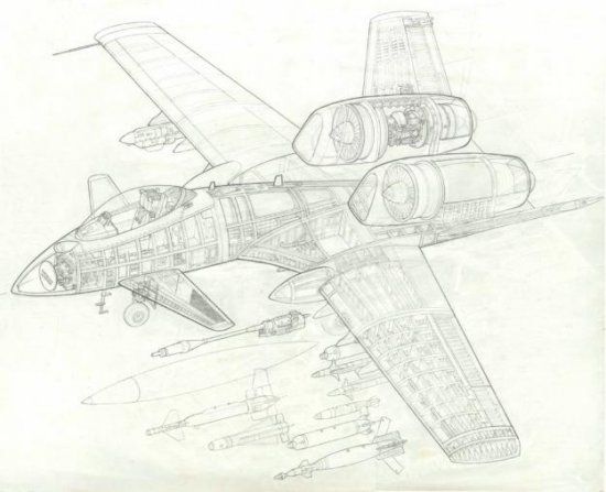 Проект штурмовика PZL-230F "Скорпион". Польша