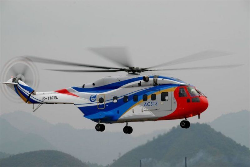 China launched a series of high-altitude civilian helicopters