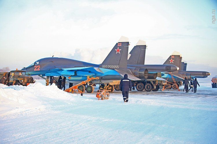 Пять Су-34 прибыли в Воронеж