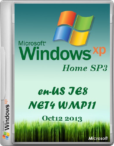 Windows Xp Home edition SP3 Integrate October 2013 (x86/RUS/ENG)