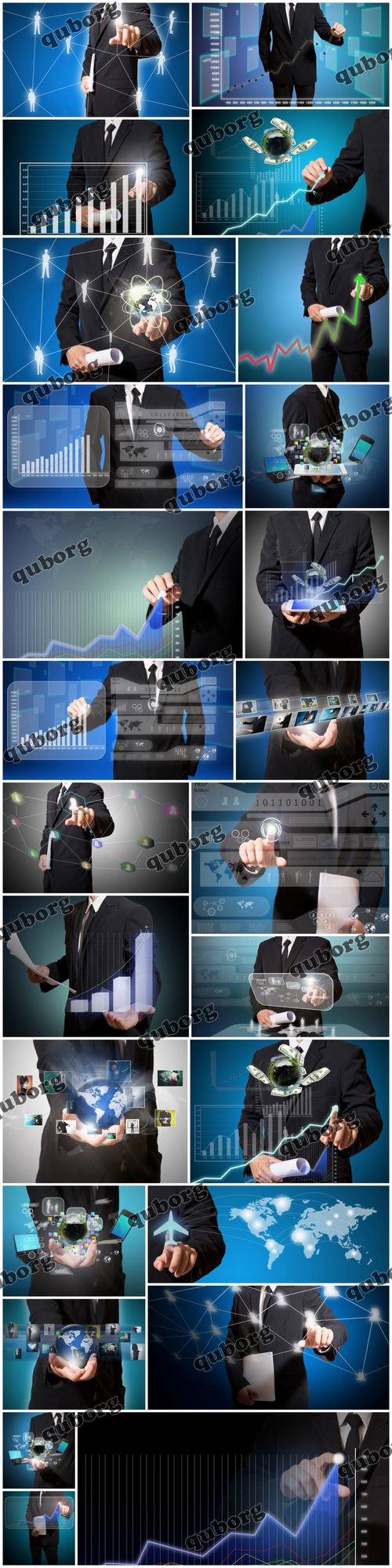 Stock Photos - Businessman and Technology
