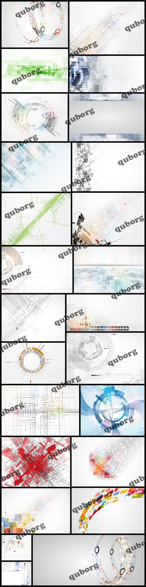 Stock Vector - Collection of Vector Abstract Backgrounds 44