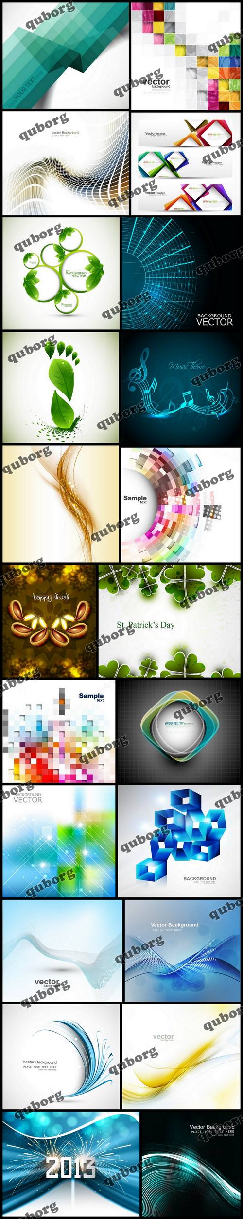 Stock Vector - Collection of Vector Abstract Backgrounds 43