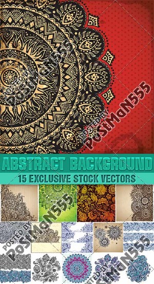      | Colored in abstract style backgrounds 5, 