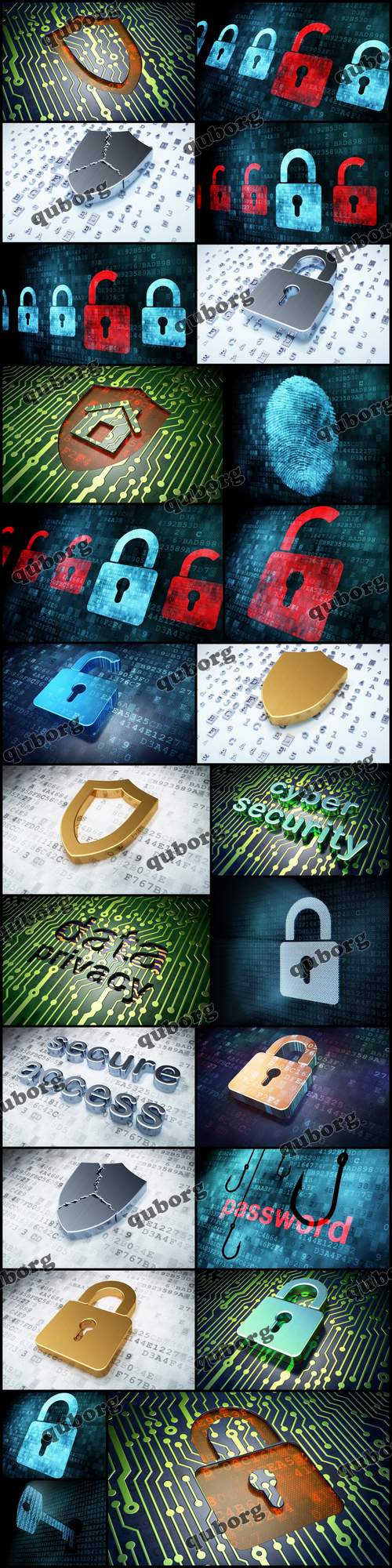 Stock Photos - Different Security Concepts