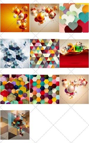      | Holidays in abstract style backgrounds 7, 