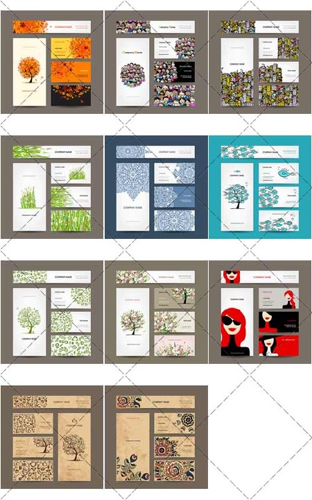 Визитные карточки дизайн, стиль, коллекции | Business cards design, style, collection, вектор