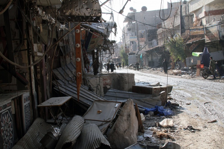 В пригороде Дамаска прогремел взрыв, есть убитые и раненые