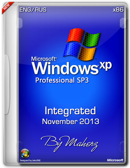Windows XP Professional SP3 x86 Integrated November 2013 By Maherz (ENG/RUS)
