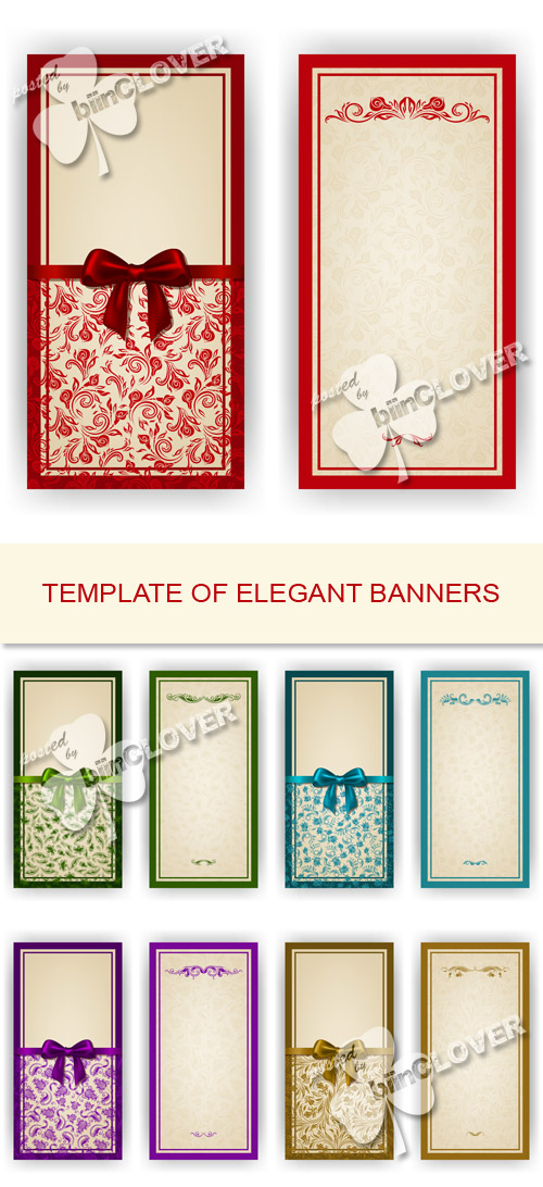 Template of elegant banners 0522