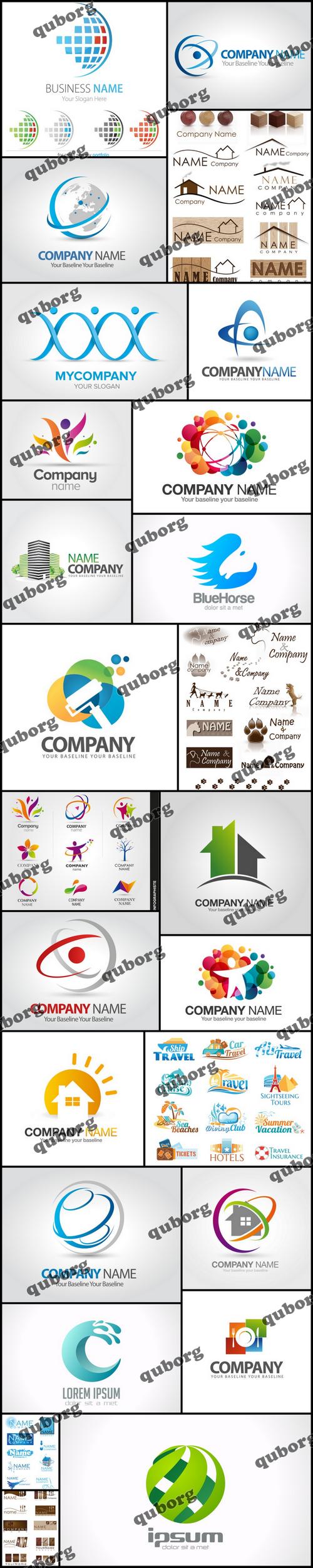 Stock Vector - Collection of Logos 16