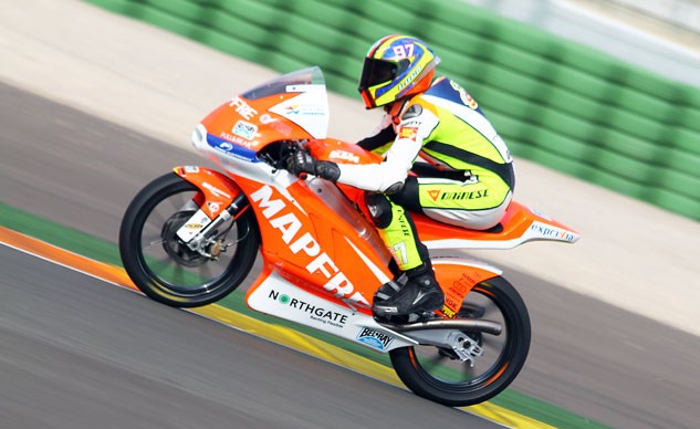 Лука Марини испытал мотоцикл KTM Kalex