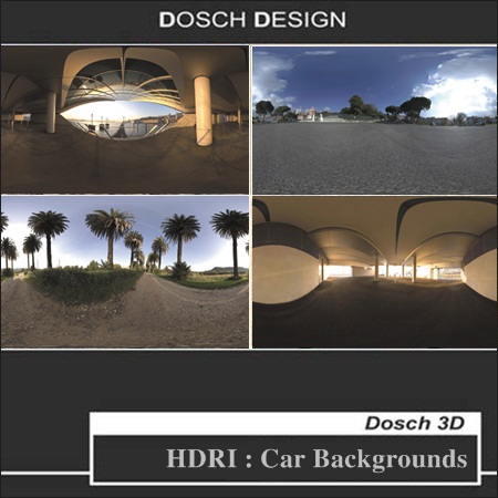 DOSCH DESIGN HDRI Car Backgrounds - updated