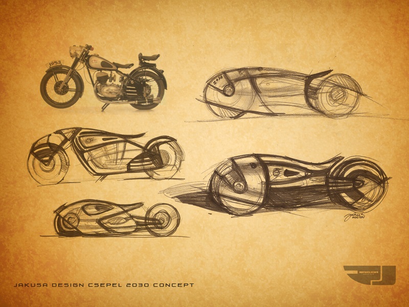 Тамаз Якус: концепты мотоциклов