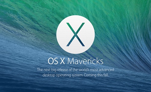 Mac OS X 10.9 Mavericks Boot  !,.!!!