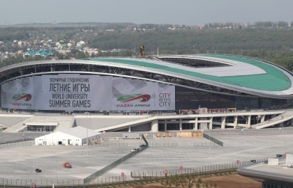 В РФПЛ сомневаются, что первый матч на новом стадионе в Казани состоится в 2013 году