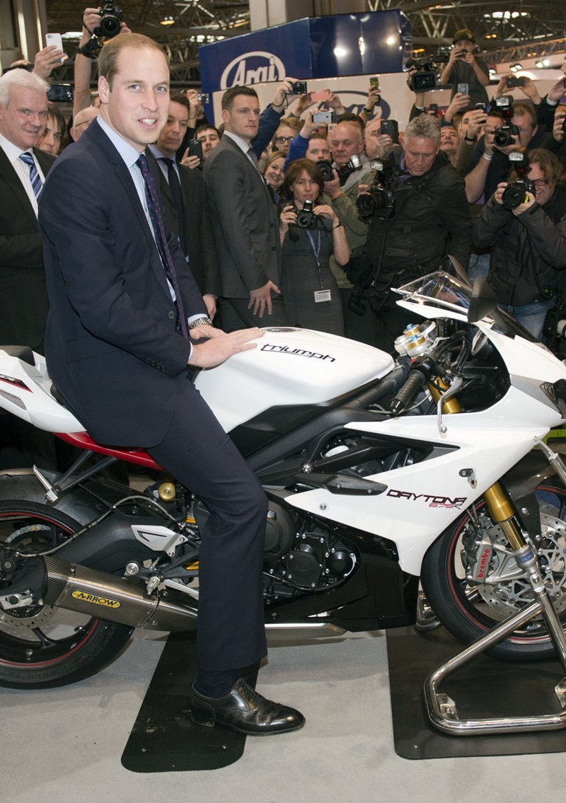 Принц Уильям посетил мотошоу Motorcycle Live 2013
