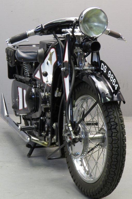 Старинный мотоцикл Ascot Pullin 1929