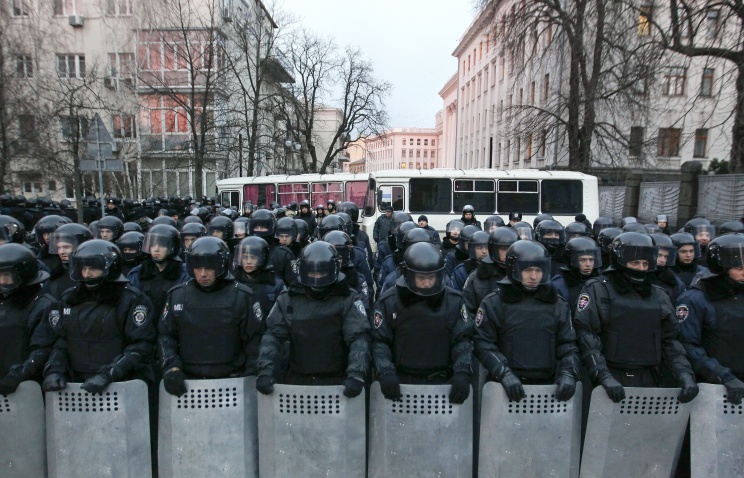 Все акции протеста на Украине проходят без грубых нарушений общественного порядка - МВД