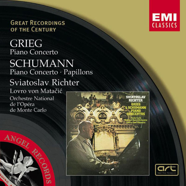Григ, Шуман / Grieg, Schumann - Piano Concertos, Papillons [Richter, von Matacic - ONO de Monte Carlo] (2003) FLAC