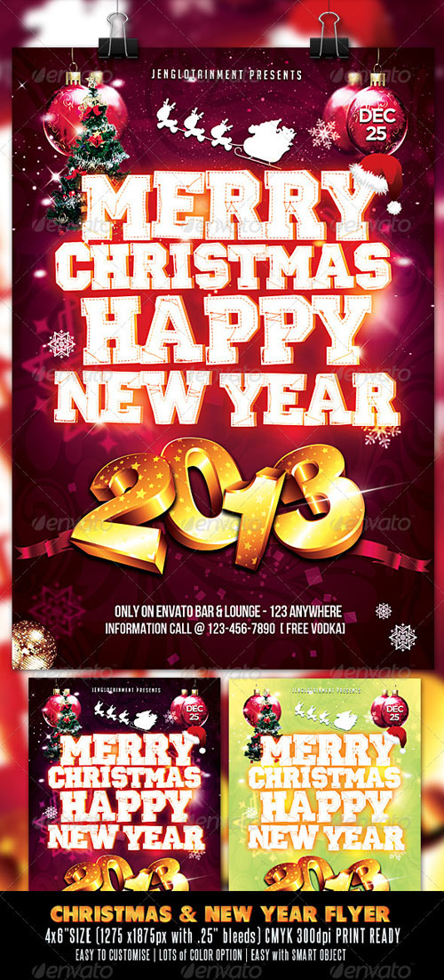 Christmas & New Year Flyer