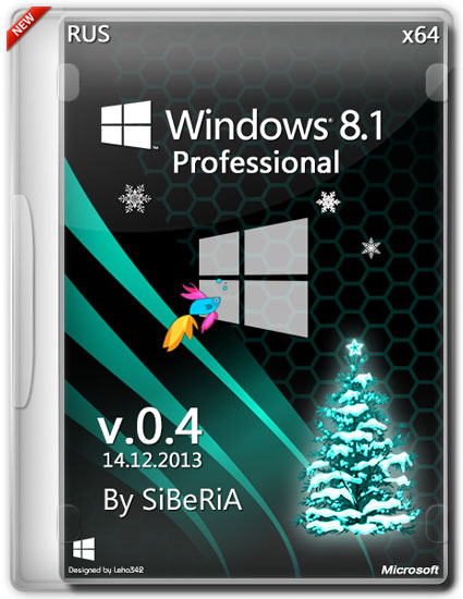 Windows 8.1 Professional x64 by SiBeRiA v.0.4 (RUS/14.12.2013)
