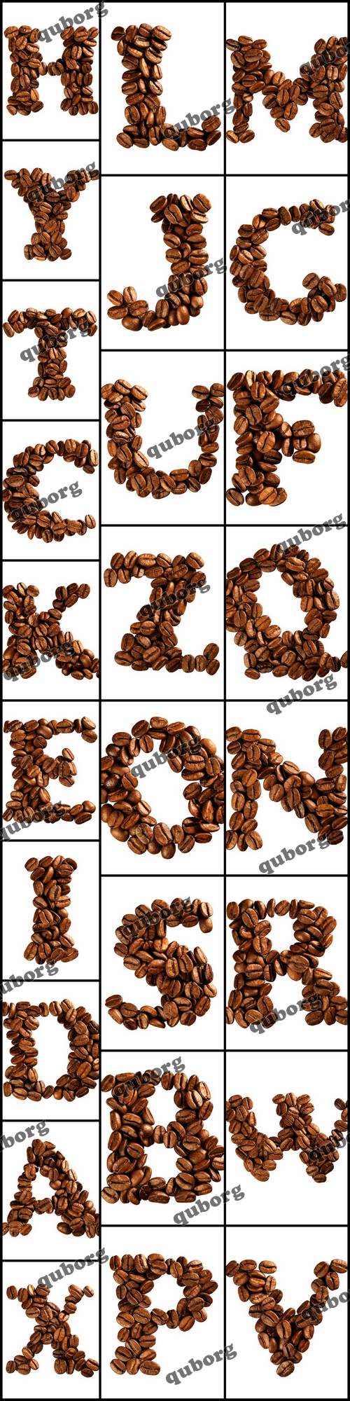 Stock Photos - Coffee Alphabet