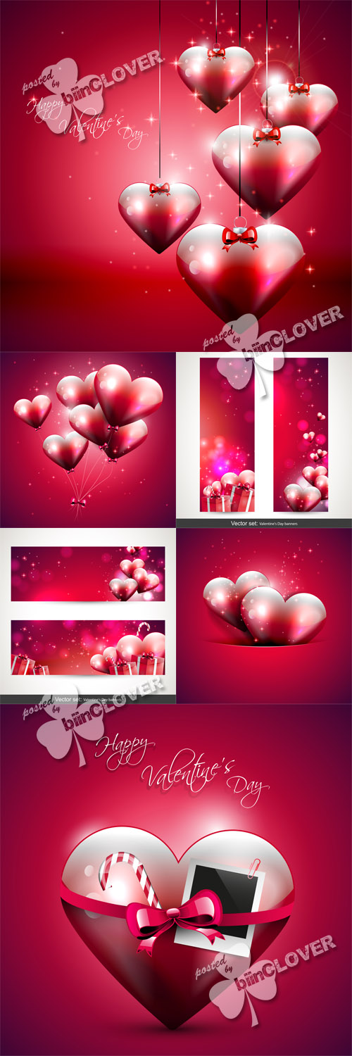 Valentine hearts cards 0547