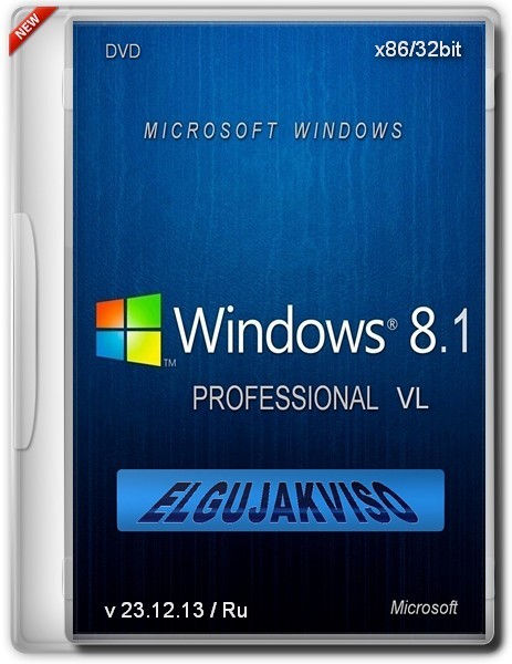 Windows 8.1 Pro x86 Elgujakviso Edition (v22.12.13) Русский