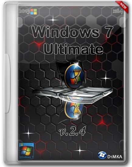 Windows 7 Ultimate SP1 x64 v.2.4 by D1mka (RUS/2013)