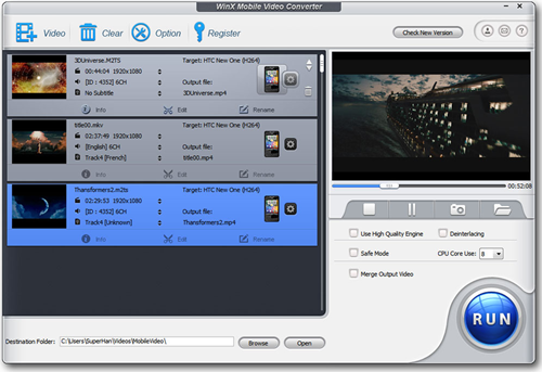 WinX Mobile Video Converter 4.0.0.157 :March/01/2014